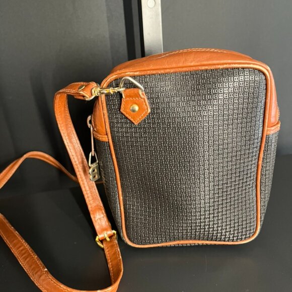 Bally Black/Brown Crossbody B Pattern Vintage - Picture 3 of 11